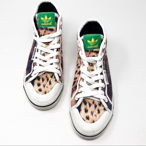 adidas Other - adidas | Cougar Print HighTop Sneakers Size 6
